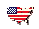 Small USA Map Divider